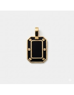 Chapa Oro Rectangular Marco...