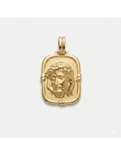 Chapa Oro Rectangular Cara...