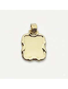Chapa Oro Rectangular Cerco...