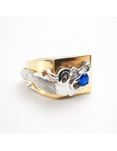 Sello Oro Bicolor Dragon...