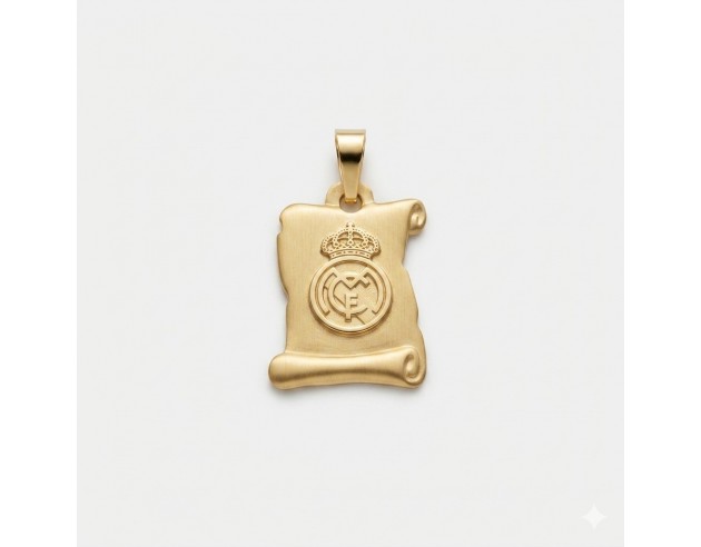Pergamino Oro Escudo Real Madrid
