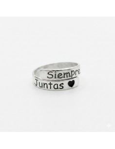 Sortija Plata Siempre Juntas