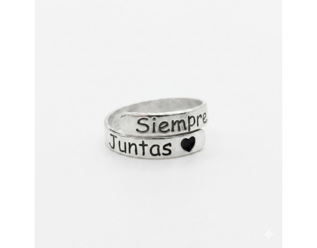 Sortija Plata Siempre Juntas
