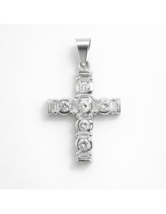 Cruz Oro Blanco Circonitas