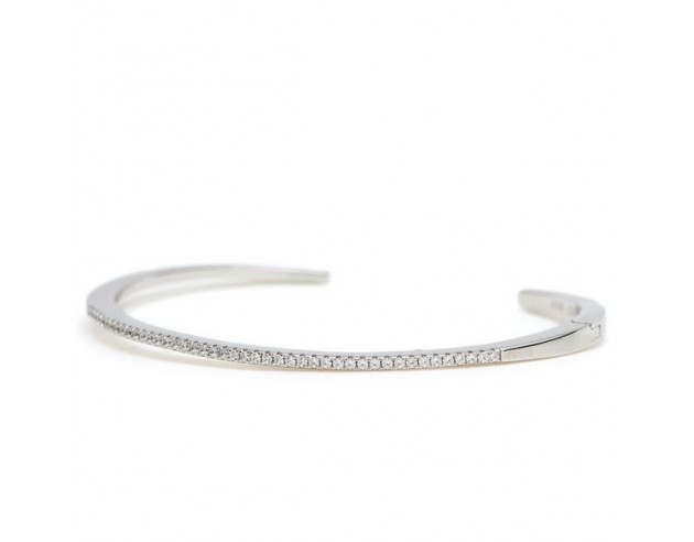 Pulsera Linea Argent Rigida Abierta...