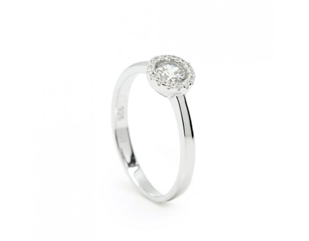Anillo Linea Argent Plata Circonita y...