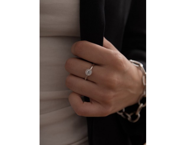 Anillo Linea Argent Plata Circonita y...