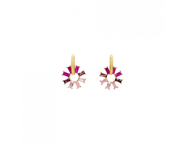 Pendientes Linea Argent Plata Chapada...