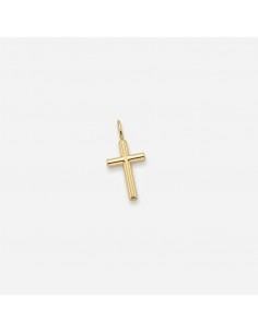 Cruz Oro Mini Redonda Brillo