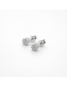 Pendientes Oro Blanco Siete...