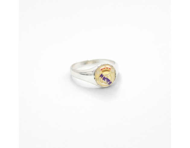Sello Plata Cadete Real Madrid Esmalte