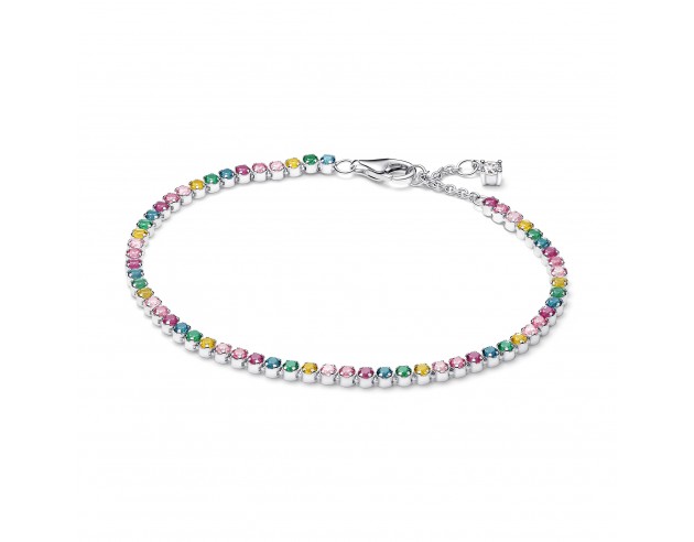 Pulsera Pandora Tennis Arcoíris...