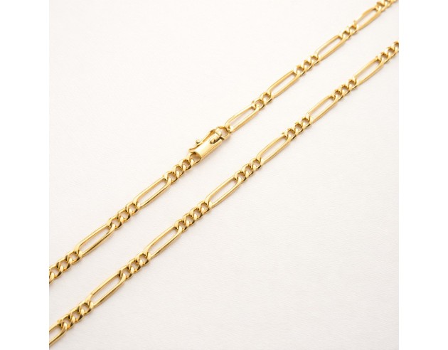 Cadena Oro Tipo Cartier 3 X 1