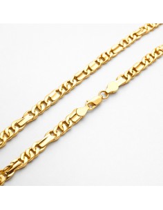 Cadena Oro Maciza Eslabones...