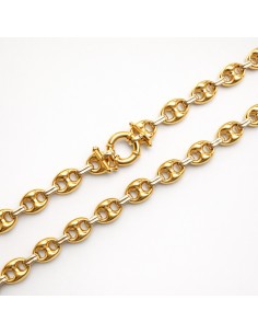 Cadena Oro Bicolor Calabrotes