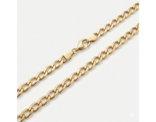 Cadena Oro Bilbaina Maciza