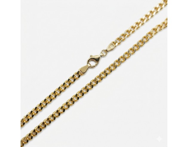 Cadena Oro Barbada Maciza