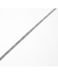 Cadena Oro Blanco Espiga 3x1