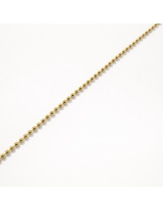 Cadena Oro Bolas