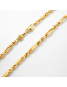 Cordon Oro Hueco Combinado...