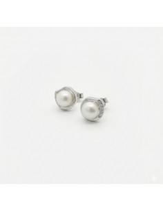 Pendientes Plata Perlita...