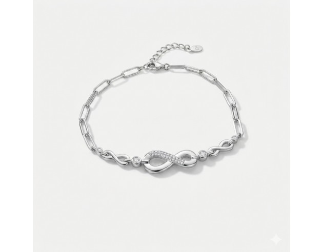 Pulsera Plata Eslabones Motivos...