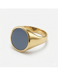 Sello Oro Agatha Lisa Oval
