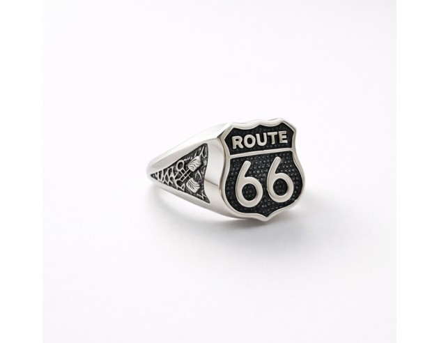 Sello Plata Route 66