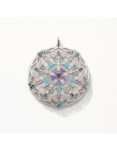 Colgante Plata Circular...