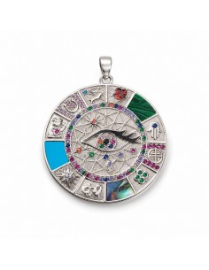 Colgante Plata Circulo...
