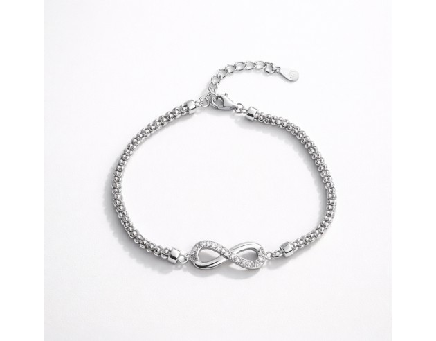 Pulsera Plata Cadena Malla Motivo...