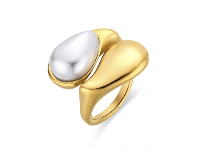 Anillo Luxenter Dehan Acero Dorado...