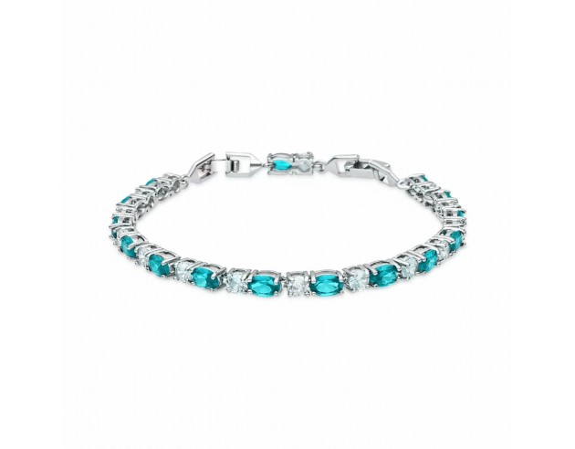 Pulsera Luxenter Manlor Acabado Plata...