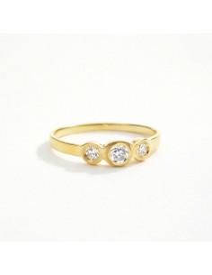 Tresillo Oro Bebe Circonitas