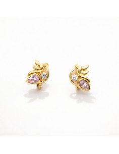 Pendientes Oro Ramillete...