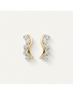Pendientes Oro Bicolor...