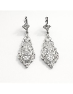 Pendientes Oro Blanco Tipo...