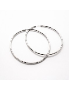 Pendientes Oro Blanco Aros...
