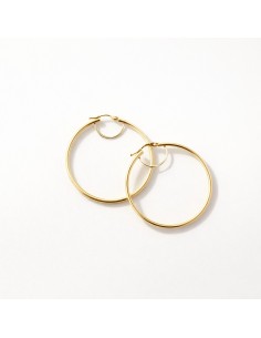 Pendientes Oro Aro Liso...