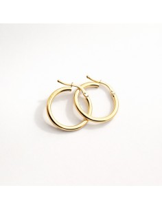 Pendientes Oro Aros Lisos