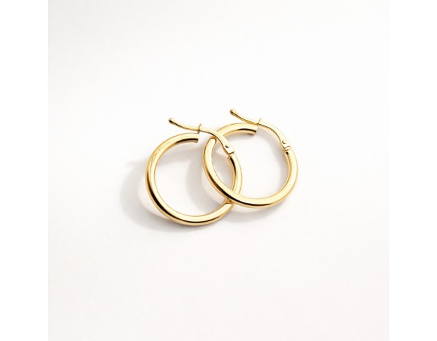 Pendientes Oro Aros Lisos