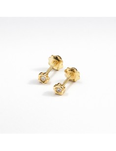 Pendientes Oro Flor Mini...