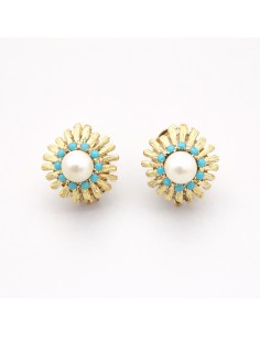 Pendientes Oro Perla Y...