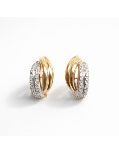 Pendientes Oro Bicolor...