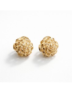 Pendientes Oro Rosetón...