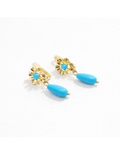 Pendientes Largos Roseta y...
