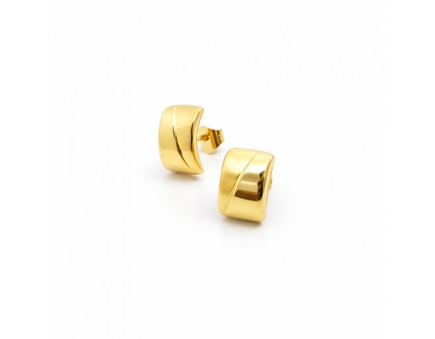 Pendientes Oro Motivo Rectangular...