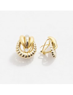 Pendientes Oro Bicolor...