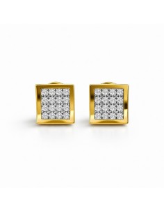 Pendientes Oro Cuadrado...