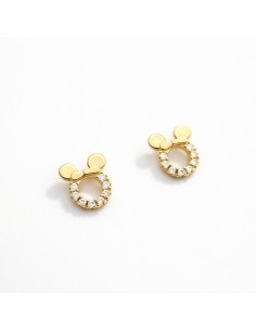Pendientes Oro Silueta...